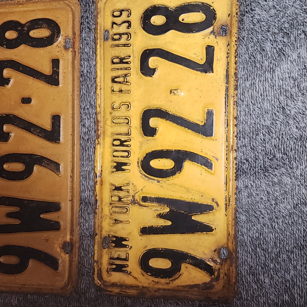 license plates